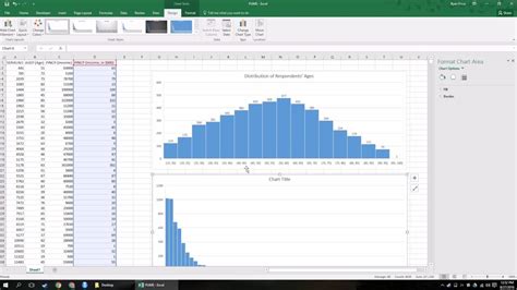 How to Make a Histogram in Excel 2016 - YouTube