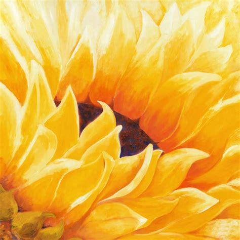 Sunflower Painting, Painting Oil, Sunflower Wall Art, Large Wall Art, Yellow Flowers Art, Canvas ...