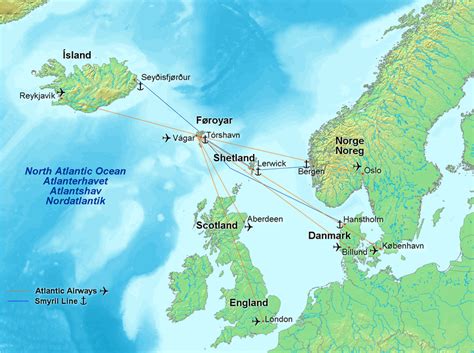 Faroe Islands Map