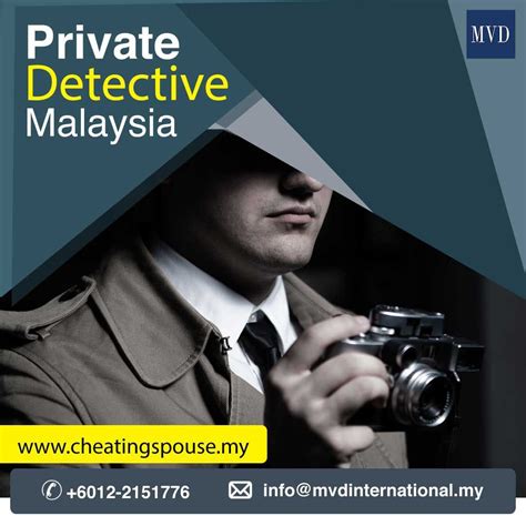 Private Detective in Malaysia | Private detective agency, Private detective, Detective agency