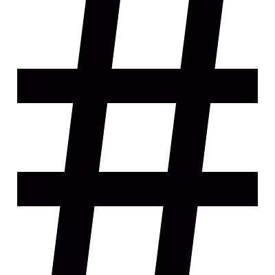 Hashtag symbol ⋆ Free Vectors, Logos, Icons and Photos Downloads