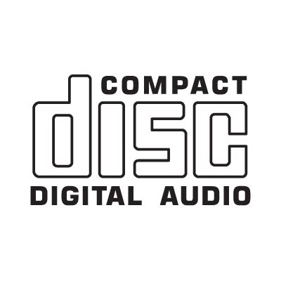 Compact Disc CD logo vector