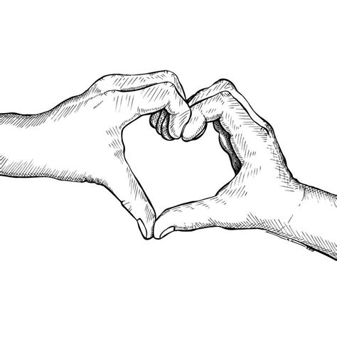 hand heart drawing - Google Search | Heart drawing, Love drawings, Hand art