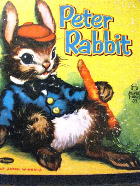 1956 Peter Rabbit Childrens Book Whitman by TheIDconnection