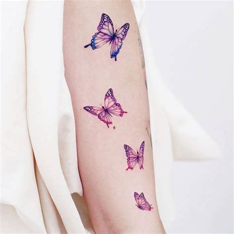 Top 72+ pink butterfly tattoos - in.cdgdbentre