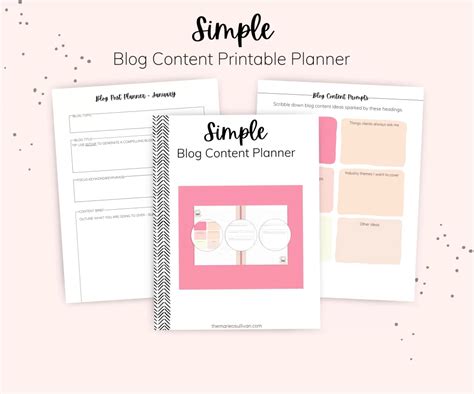 Create A Simple Blog Content Plan For 2025 (Free Download)