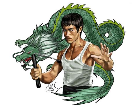 Bruce Lee nunchucks by osx-mkx on DeviantArt