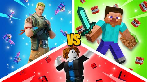 🆕 FORTNITE VS MINECRAFT VS ROBLOX 🔥🥇 9711-7700-4712 by dmoe - Fortnite Creative Map Code ...