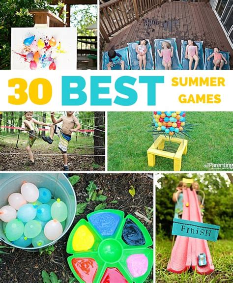 30 BEST OUTDOOR SUMMER GAMES AND ACTIVITIES FOR KIDS