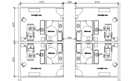 Multiple medical hospital wards plan cad drawing details dwg file | Hospital floor plan ...