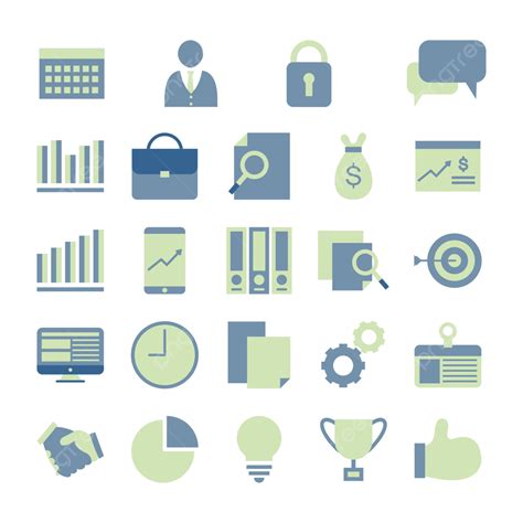 Business Character Set Vector Hd PNG Images, Business Icon Set, Business, Icon, Office PNG Image ...