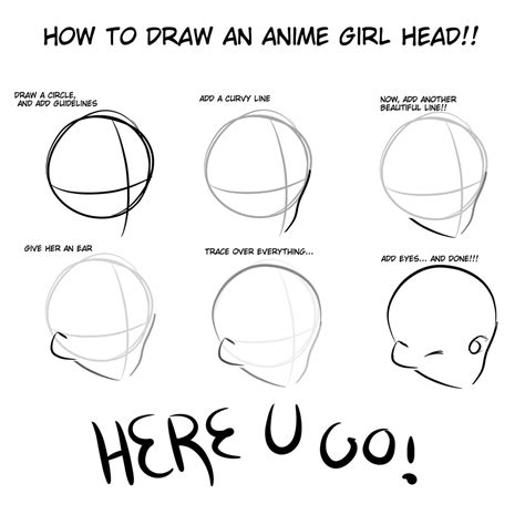 How To Draw Anime Head Step By Step