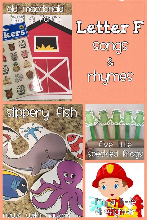 Letter F: Songs & Rhymes