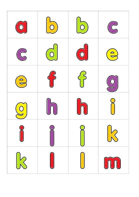 Small Alphabet Letters Printable | Activity Shelter | Small alphabet letters, Small alphabets ...