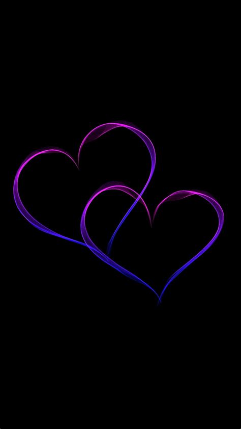 Beautiful hearts, bonito, corazones, love, loveurhunny, neon, pink, purple, HD phone wallpaper ...