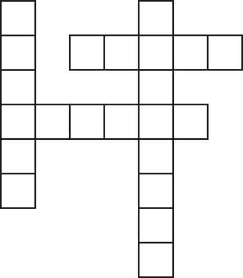 Blank Crossword Puzzle Clip Art