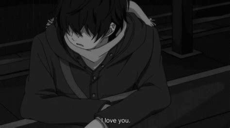 Sad Anime GIF - Sad Anime ILoveYou - Discover & Share GIFs