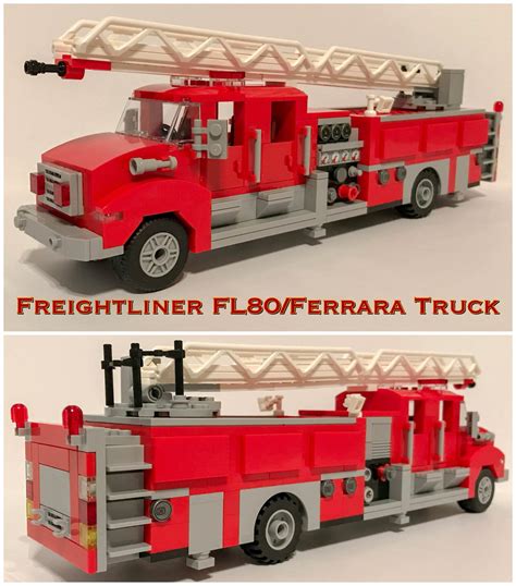 Lego MOC: Freightliner fire truck : r/lego