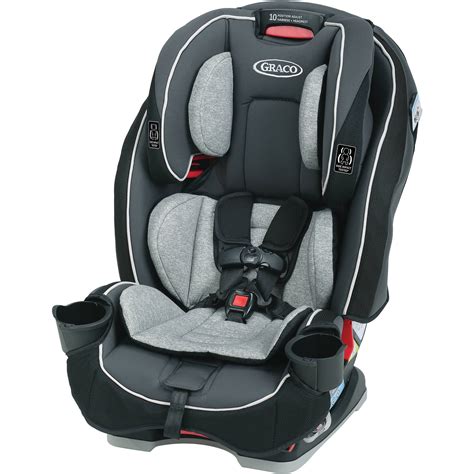 Graco SlimFit All-in-One Convertible Car Seat, Darcie Gray - Walmart.com - Walmart.com