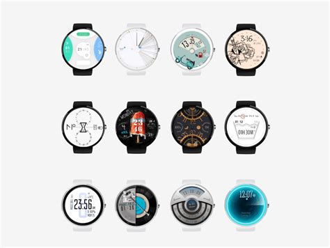 Android Watch Faces on Behance