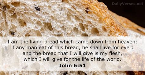 17 Bible Verses about 'Bread' - NLT & KJV - DailyVerses.net