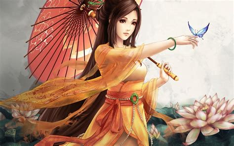 Beautiful Chinese Anime Girl Wallpapers - Wallpaper Cave