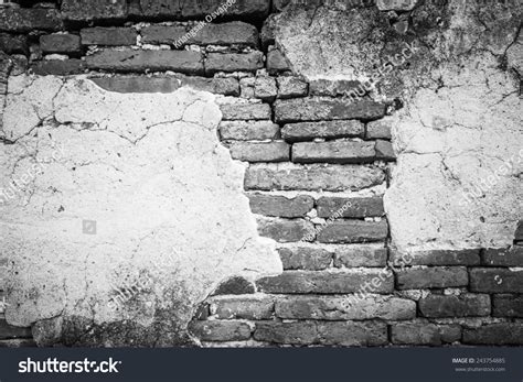 Cracked Concrete Vintage Brick Wall Background Stock Photo 243754885 | Shutterstock