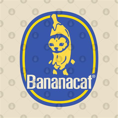 Banana Cat Meme | Happy | Banana Brand Sticker - Banana Cat - T-Shirt | TeePublic