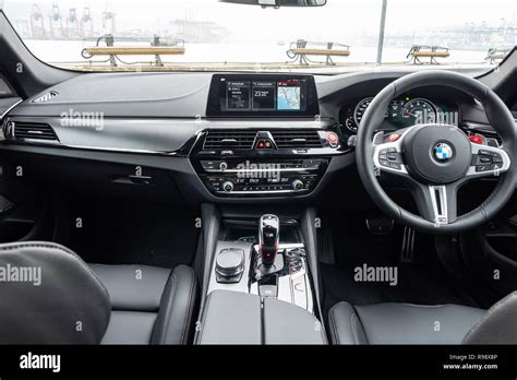 Bmw m5 interior hi-res stock photography and images - Alamy