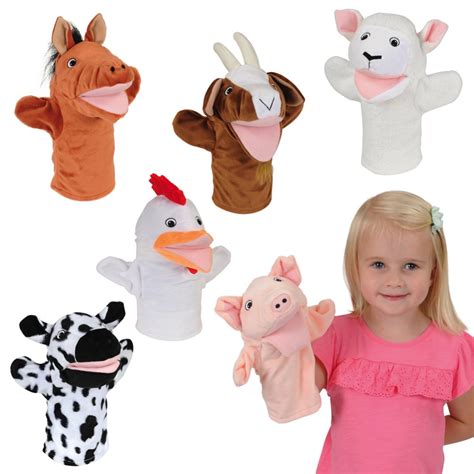 Farm Animal Puppets - Set of 6