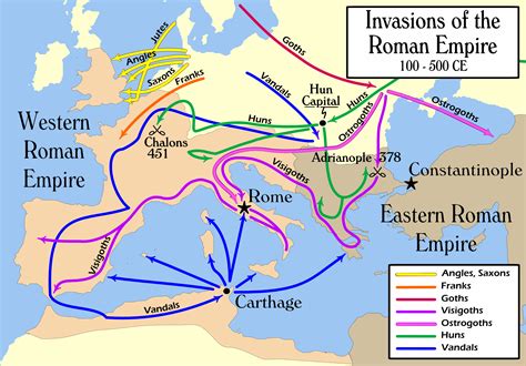 Invasions of the Roman Empire (Illustration) - World History Encyclopedia