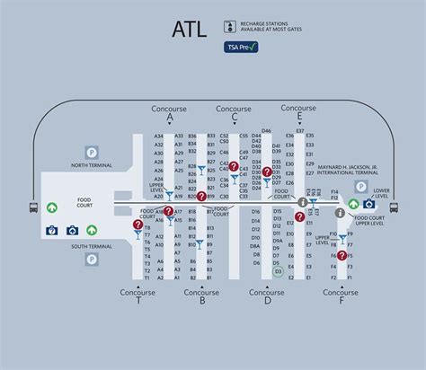 Hartsfield-Jackson Atlanta International Airport Map - New York Map