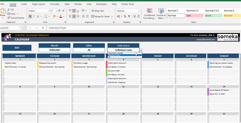 Content Calendar Template | Free Excel Template Every Marketer Needs