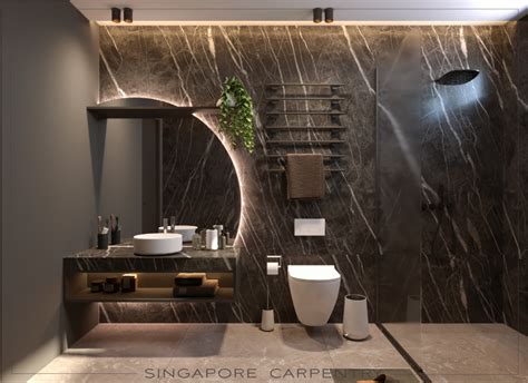 5 Modern & Stylish Bathroom Ideas That’ll Bring Luxury Into Your Home - Carpentry Singapore