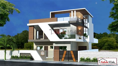 Double Story House Elevation Kerala - Iam Home Design