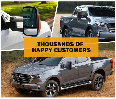 San Hima Extendable Towing Mirrors For Mazda BT50 BT-50 TF Series – Vicoffroad Australia