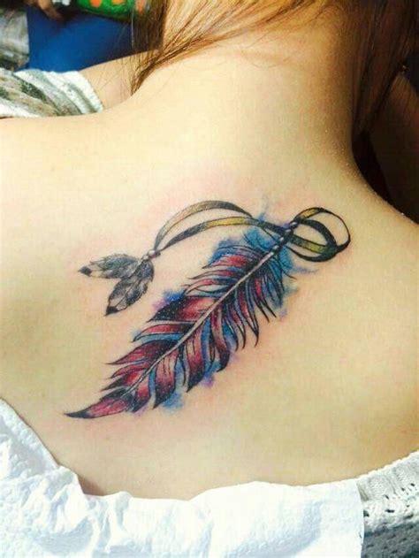 Red feather tattoo by keivinski on DeviantArt