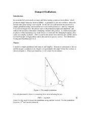 Lab_Damped Oscillations - Damped Oscillations Introduction In an earlier lab you looked at a ...