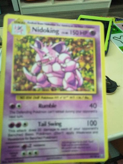 Nidoking pokemon card, Everything Else on Carousell