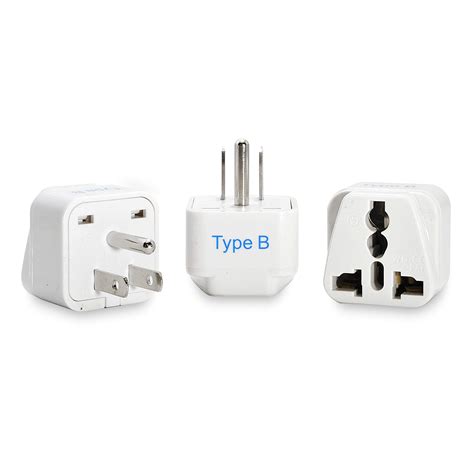 Buy Ceptics European/India to US plug adapter - Flat outlet UK to US, Europe Round Australian to ...