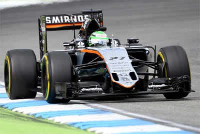 Force India drivers finish with double points at German GP | Racing News - Times of India