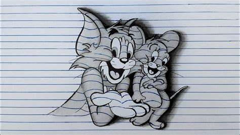 Tom And Jerry Pencil Drawing Pictures - bestpencildrawing