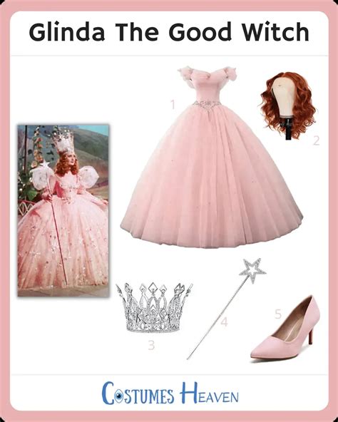 Glinda The Good Witch (The Wizard Of Oz) Costume For Cosplay & Halloween 2024