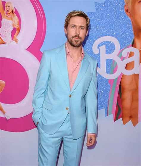 Barbie Red Carpet Ryan Gosling Blue Suit