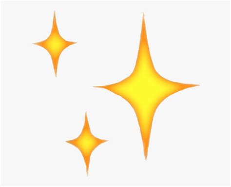 Transparent Star Shine Png - Iphone Sparkle Emoji Png