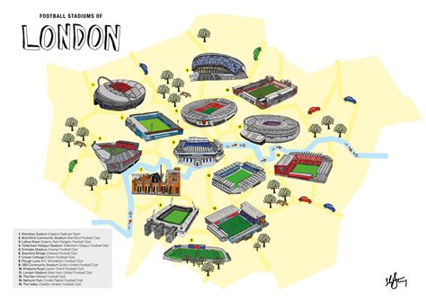 London Football Stadiums Map | sexiezpix Web Porn