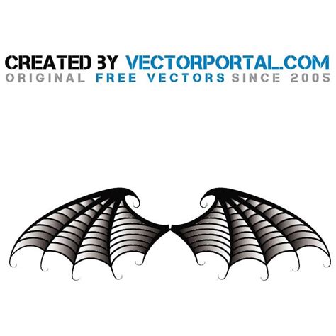 Bat wings illustration Royalty Free Stock SVG Vector and Clip Art