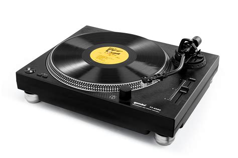 Gemini Sound TT-4000 Professional Direct-Drive DJ Turntable, High Torque, 3 Speeds Vinyl Record ...