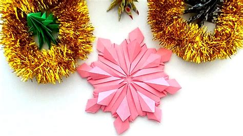 How to make a Snowflake? Modular Origami. Paper Snowflake. Christmas - YouTube