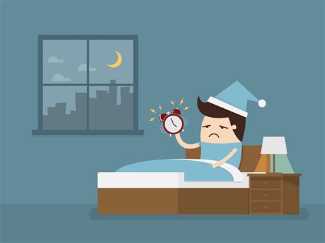 Man waking up early in the morning to go to work 664058 Vector Art at Vecteezy